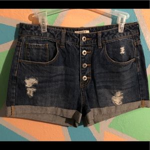 Dark wash forever 21 shorts